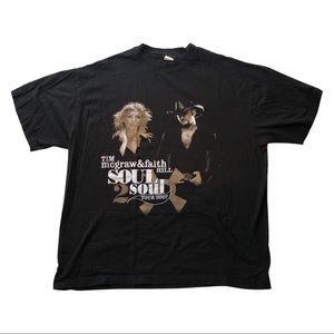 Vintage Band Tee Tim Mcgraw and Faith Hill